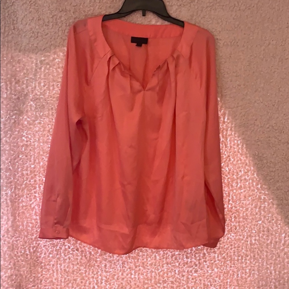 Coral Long sleeve Blouse